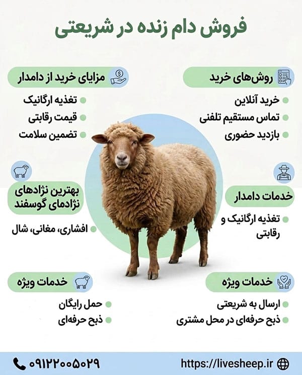 راهنمای فروش دام زنده در شریعتی راهنمای فروش بهترین دام زنده در شریعتی تهران