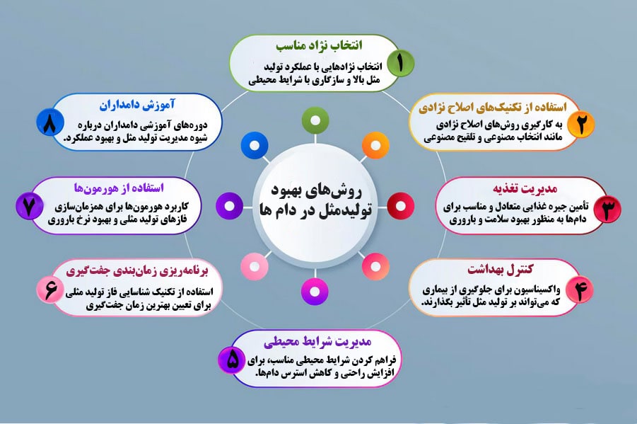 روش های بهبود تولید مثل در دام ها چیست