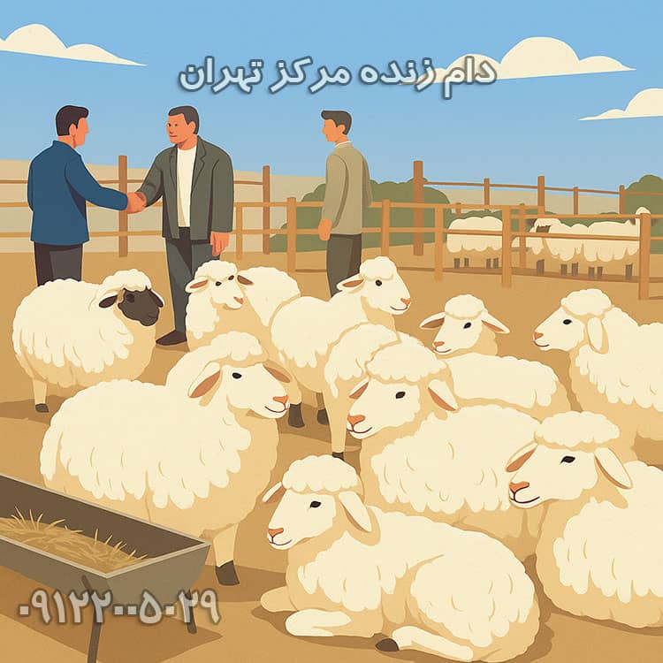 تلفن و آدرس دام زنده مرکز تهران